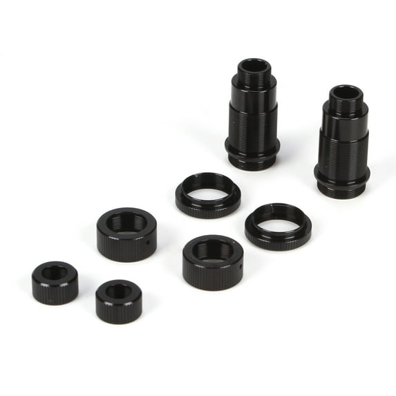 Losi Rear Shock Body Set Al Black Mini 8ightDB LOSB1912 Elec Car/Truck Replacement Parts