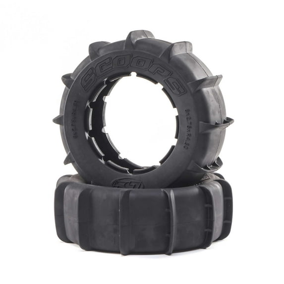 Losi Scoops Paddle Tire 2 DBXL-E 2.0 LOS45034 Electric Car/Truck Option Parts