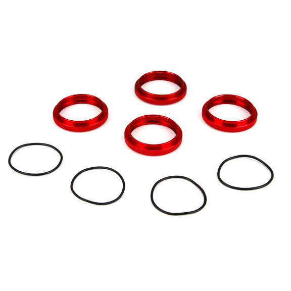 Losi Shock Adjuster Nut w/O-Ring Alum 15 4 Wheel Drive DBXL LOS253009 Elec Car/Truck Replacement Parts