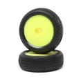 thumbnail image 1 of Losi Taper Pin FR Mounted Yellow 2 Mini-B LOS41015 RC Tire, 1 of 2