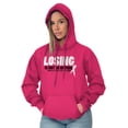 thumbnail image 1 of Losing Not Option Cure Will Be Found Hoodie Sweatshirt Women Brisco Brands S, 1 of 6