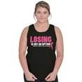 thumbnail image 1 of Losing Not Option Cure Will Be Found Tank Top Tee Shirt Women Brisco Brands S, 1 of 6
