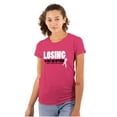 thumbnail image 1 of Losing Not Option Cure Will Be Found Womens Fitted Plus Size Graphic Tee Brisco Brands 2X, 1 of 5