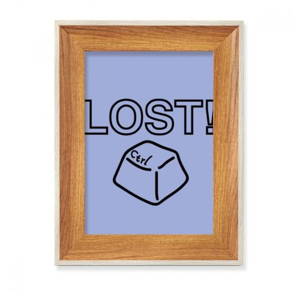 Loss Keyboard Control Effects Desktop Wooden Photo Frame Display Picture Art Painting Multiple Sets