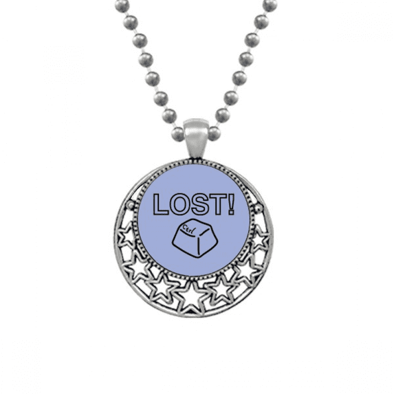 Loss Keyboard Control Effects Necklaces Pendant Retro Moon Stars Jewelry