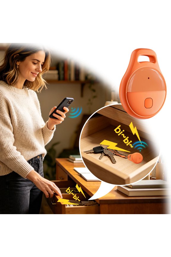 Loss Locator: Compact for Keychains and with Real Alerts and Long Battery Life