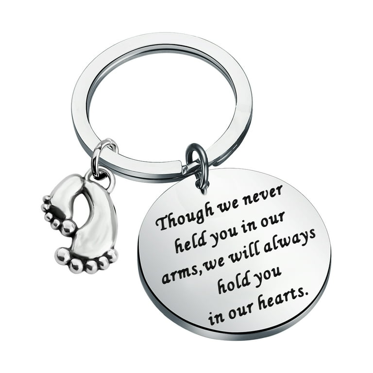 Loss of Baby Keychain Memorial Jewelry Gift Miscarriage Keepsake