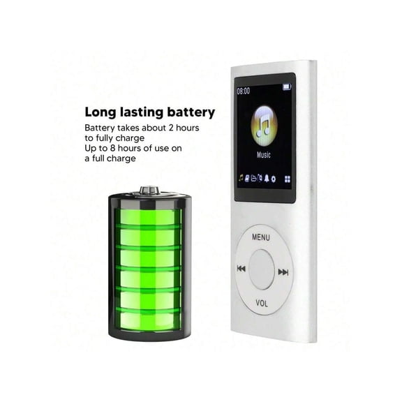 Lossless Sound MP3 Player: 1.8 - Inch Screen, Stylish Design, Portable For On - The - Go Music