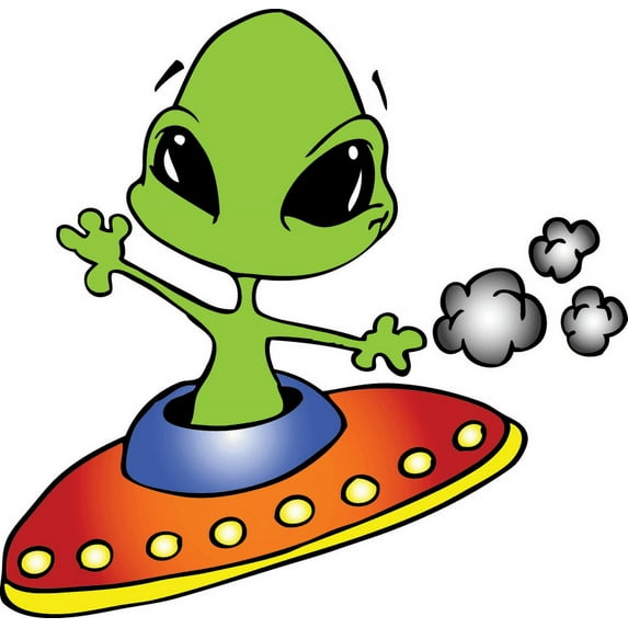 Lost Alien Wall Decal Cutout