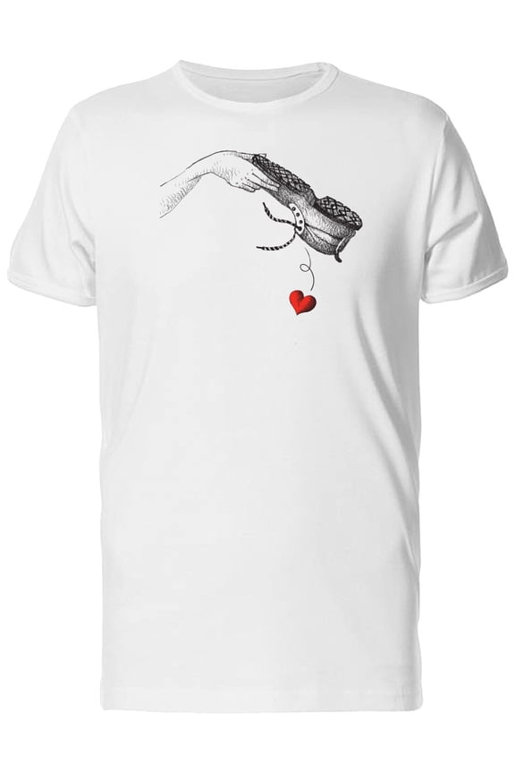 Lost And Found, Heart On A Boot Tee Men's -Image by Shutterstock