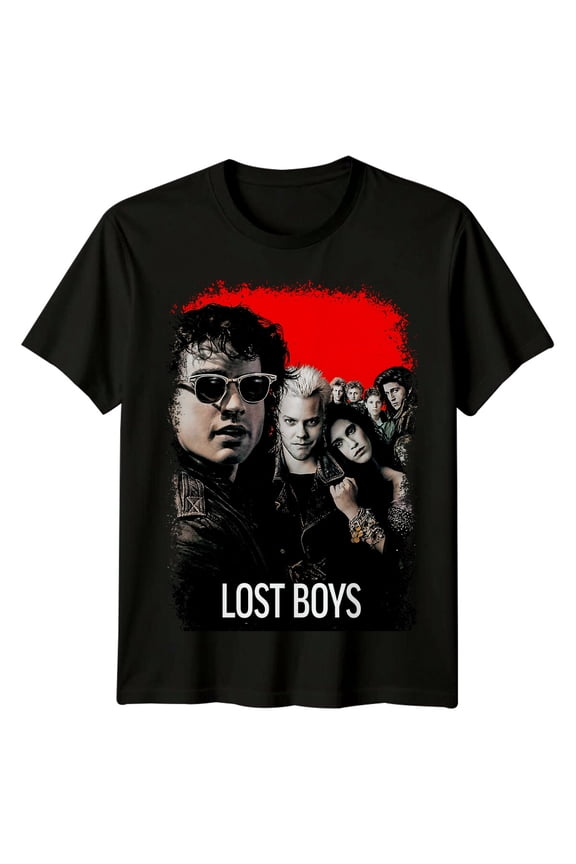 Lost Boys Movie Poster Inspired T-Shirt Retro Classic Film Graphic Tee Unisex