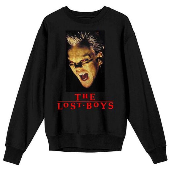 Lost Boys Vampire Women's Black Crewneck Fleece Sweatshirt-XXL