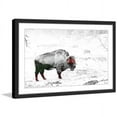 thumbnail image 1 of "Lost Buffalo" Framed Painting Print, 1 of 6
