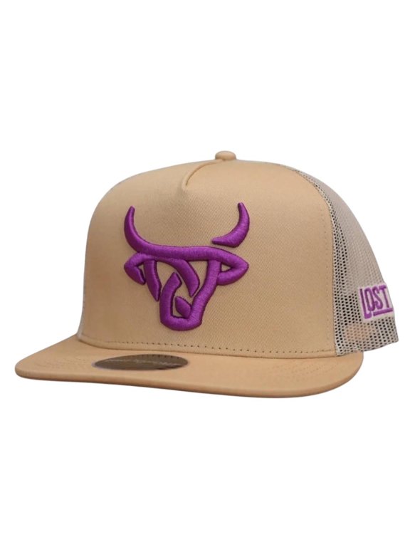 Unisex Cruzy Khaki Mesh Back Snapback Patch Cap Hat