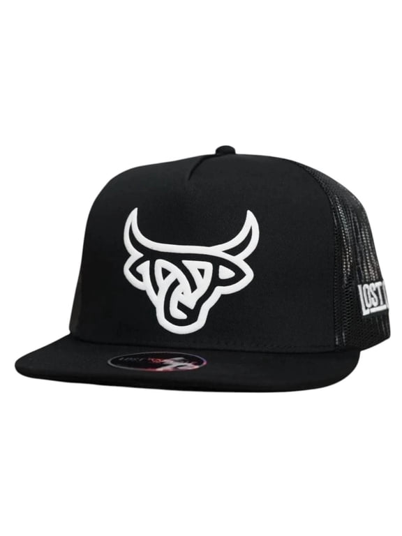 Unisex Eclipse Flat Bill Black Mesh Back Snapback Patch Cap Hat