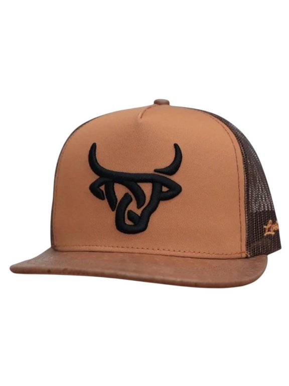 Unisex Ostrich Dark Flat Mesh Back Snapback Patch Cap Hat
