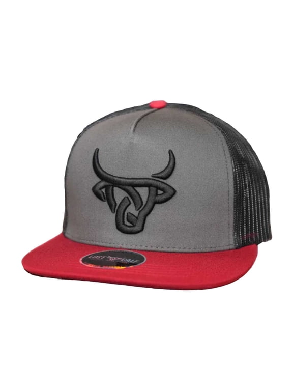 Unisex Rebel Flat Mesh Back Snapback Patch Cap Hat