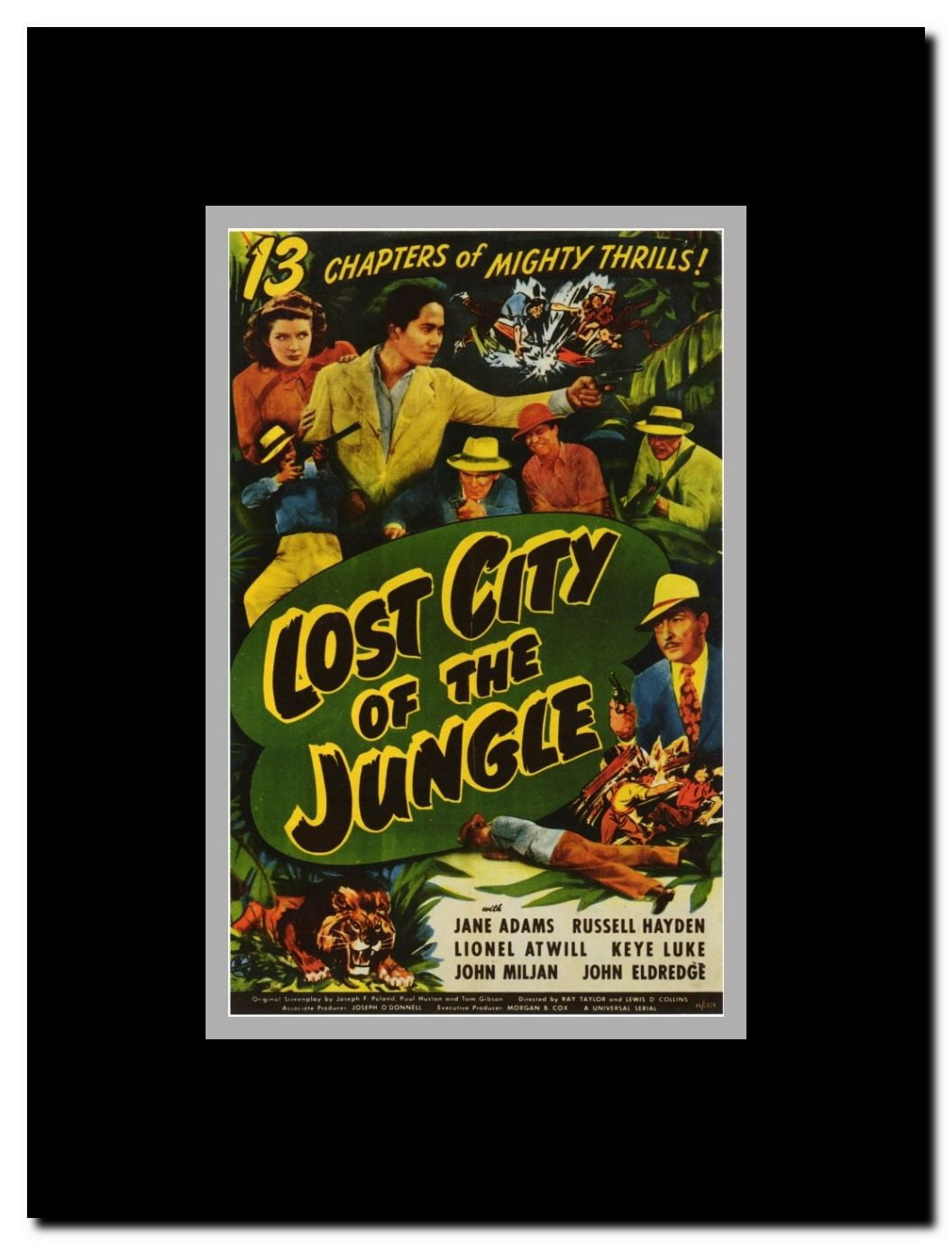Lost City of the Jungle Framed Movie Poster