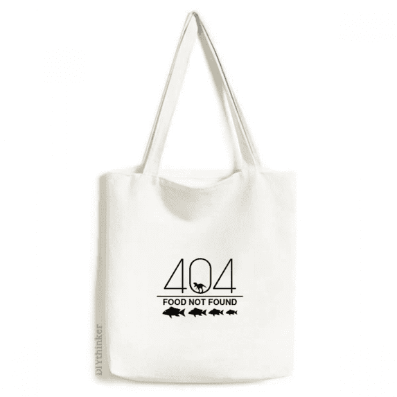 Lost Dinosaur Food Fish Art Deco Fashion Tote Canvas Bag Shopping Satchel Casual Handbag