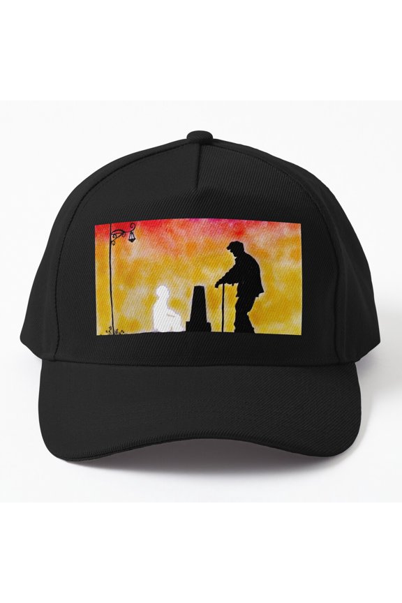 Lost Friends Baseball Cap, Reflective Friendship Memorial Statement Design, Classic Hat