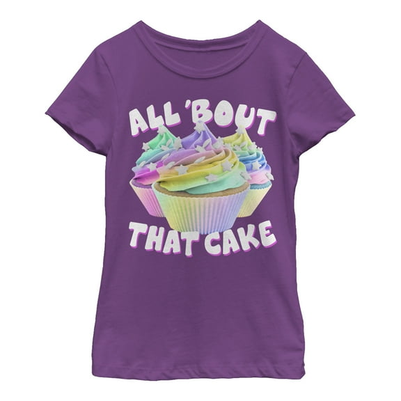 Lost Gods Dat Cake Girls T-shirt Purple Berry