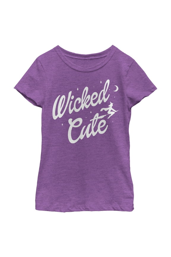 Girl's Lost Gods Halloween Wicked Cute Witch Graphic T-Shirt