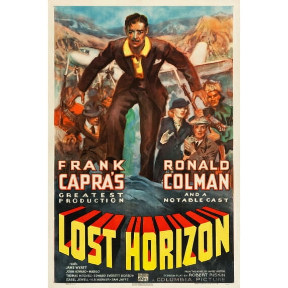Lost Horizon Poster 16In x 24In Medium Art Poster 16x24 Multi-Color Square Adults Best Posters