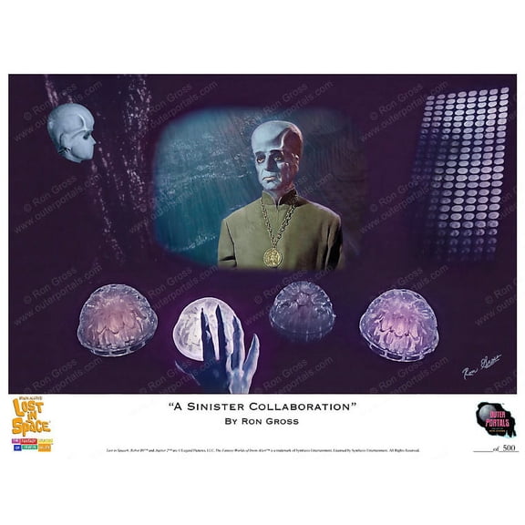 Lost In Space -  A Sinister Collaboration  - Print 12 X 16