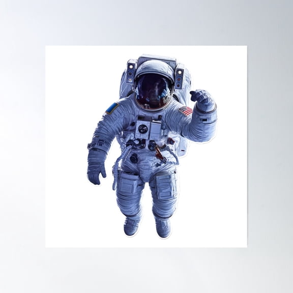 Lost In Space… And In My Thoughts Poster Wall Art, Modern Wall Decor, 30x30 UNFRAMED