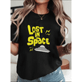 thumbnail image 1 of Lost In Space Classic Sci-Fi Adventure Retro Unisex T-Shirt, , up to Size 5XL, 1 of 2