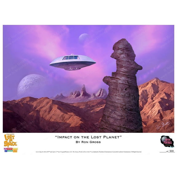Lost In Space - Impact on the Lost Planet - Ron Gross Art Print #8