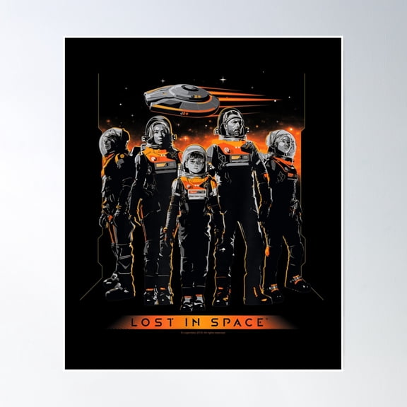 Lost In Space Lost In Space Crew Poster Wall Art, Modern Wall Decor, 16x24 UNFRAMED