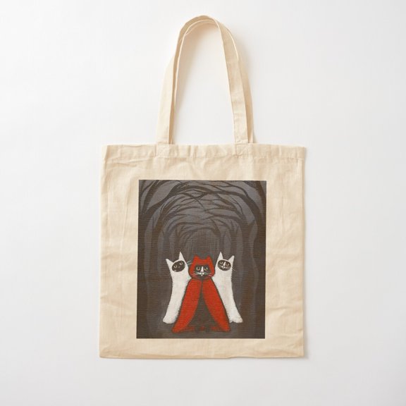 Lost In The Woods Canvas Tote Bags, Reusable Shopping Bag
