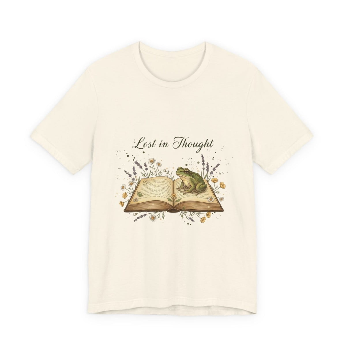 Lost In Thought Bookish Poetcore Literary Aesthetic T-Shirt - Walmart.com