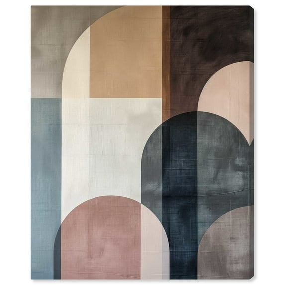 Lost In Transformation Abstract Shapes Wall Art Canvas Wall Art by Art Remedy, Gallery Wrapped, 20" x 24"