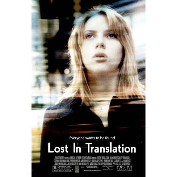 Lost In Translation Movie Poster 24Inx36In Poster 24x36 Multi-Color Square Adults AB Posters