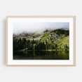 thumbnail image 1 of Lost Lake - Nederland Colorado Photography Nature Landscape Mountain Foggy Wilderness Lake Scenic Oak Framed Wall Art Print 24 x 36 inches, 1 of 6