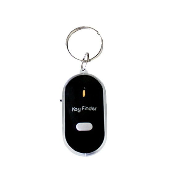 Lost Light Sound Remote Keychain Finder Torch Key Locator Control Other,black