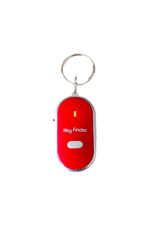 Lost Light Sound Remote Keychain Finder Torch Key Locator Control Other,red