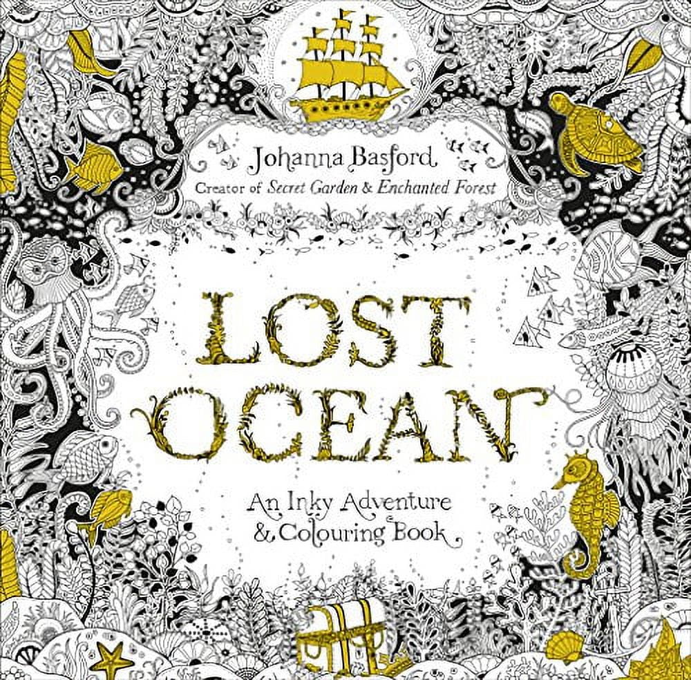 Lost Ocean Drawing Coloring Book Graffiti Books Adult Painting