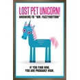 thumbnail image 1 of Lost Pet Unicorn Wall Poster, 22.375" x 34", Framed, 1 of 3
