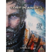 Lost Planet 3 video game 2013 CAPCOM 30th Anniversary 2 sided 18x24 poster