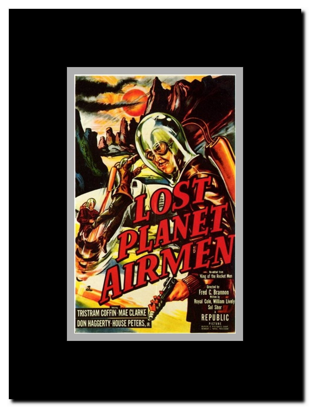 Lost Planet Airmen Framed Movie Poster