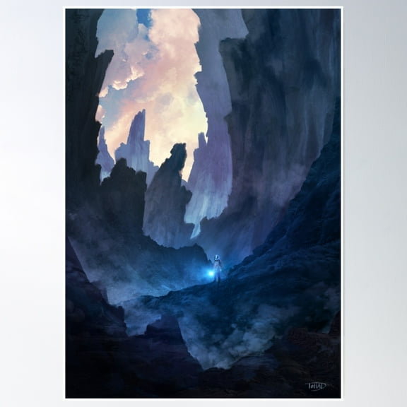 Lost Poster Wall Art, Modern Wall Decor, 8x12 UNFRAMED