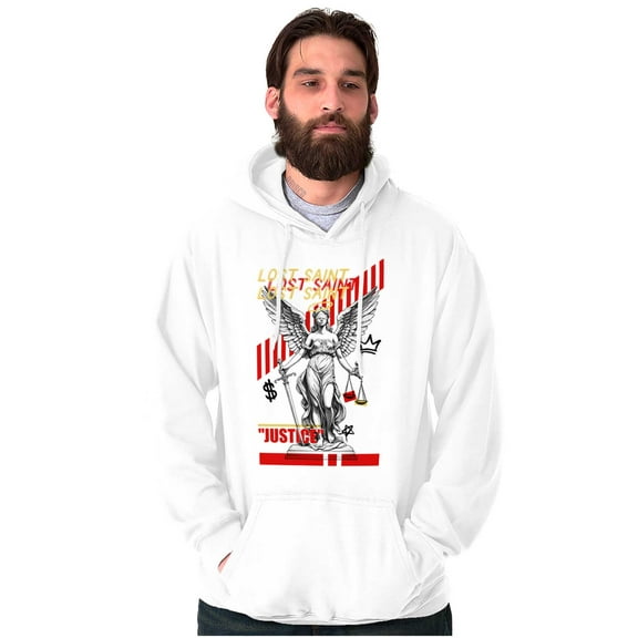 Lost Saint Justice Angel Statue Hoodie Sweatshirt Women Men Brisco Brands S