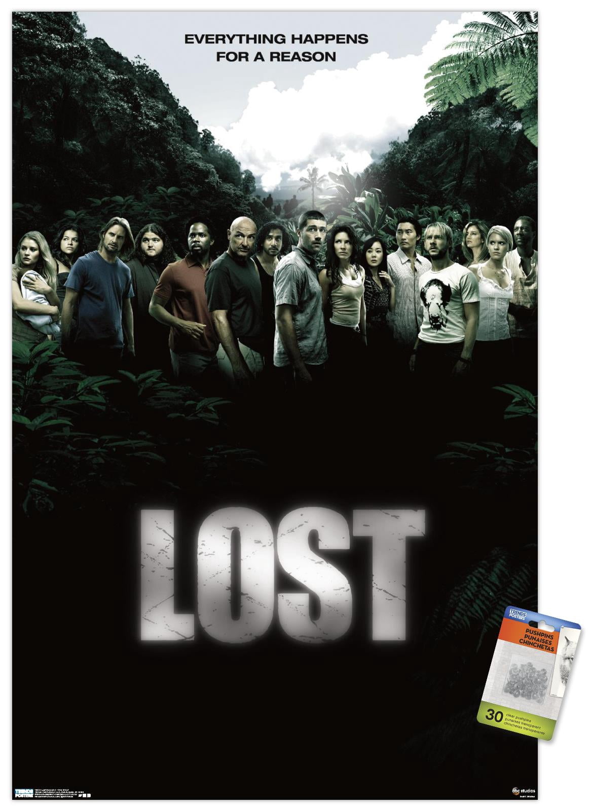Lost Season 2 - One Sheet Wall Poster with Pushpins, 22.375" x 34"