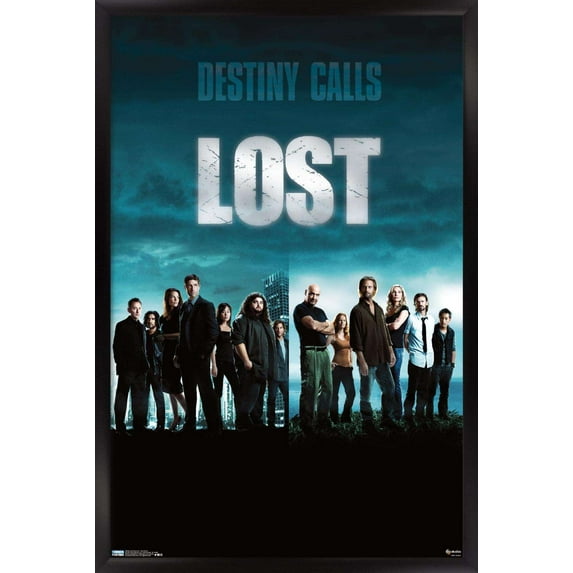 Lost Season 5 - One Sheet Wall Poster, 22.375" x 34", Framed