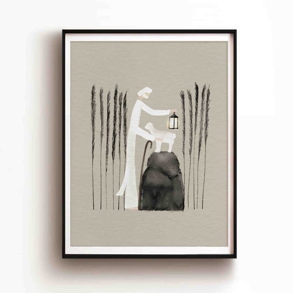 Lost Sheep Shepherd Poster, Poster Only