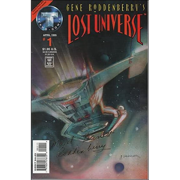 Lost Universe (Gene Roddenberry's ) #1A VF ; Tekno Comic Book