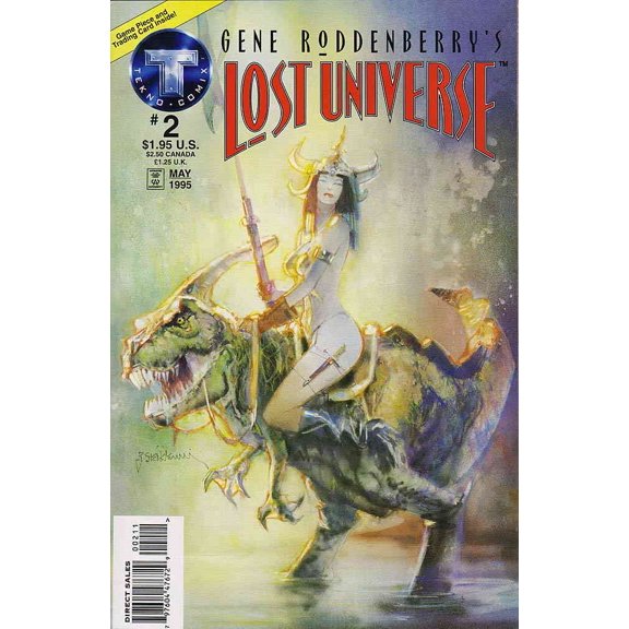 Lost Universe (Gene Roddenberry's ) #2 VF ; Tekno Comic Book